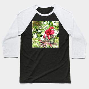 Seamless tropical flower Baseball T-Shirt